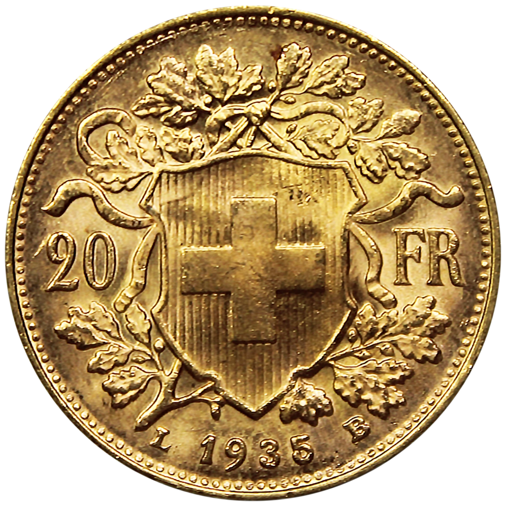 20 Francs Suisse (recto)